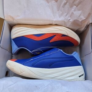 Puma All Pro Nitro Childhood Dreams Blue and Orange Athletic Sneakers